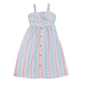 Paper Doll Striped Empire Waist Summer Dress NWOT